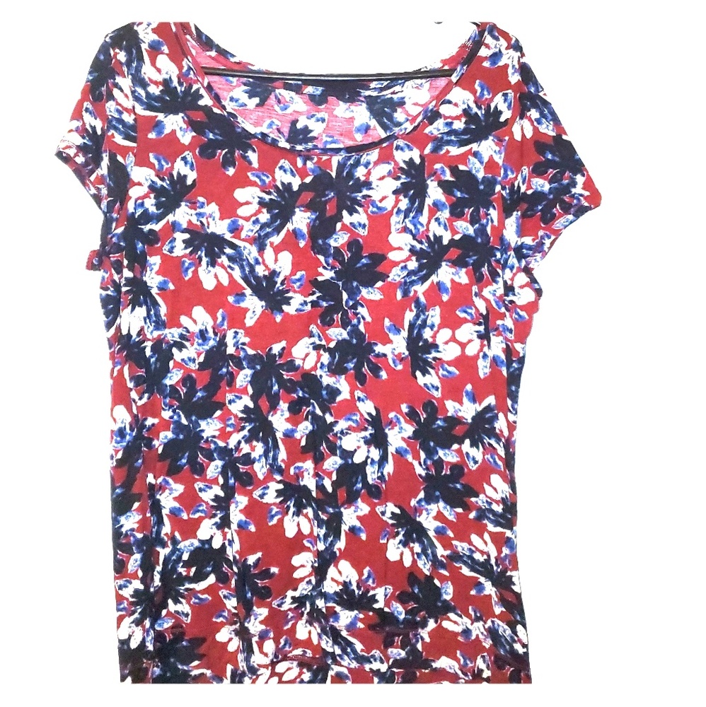 Red Flowery Shirt